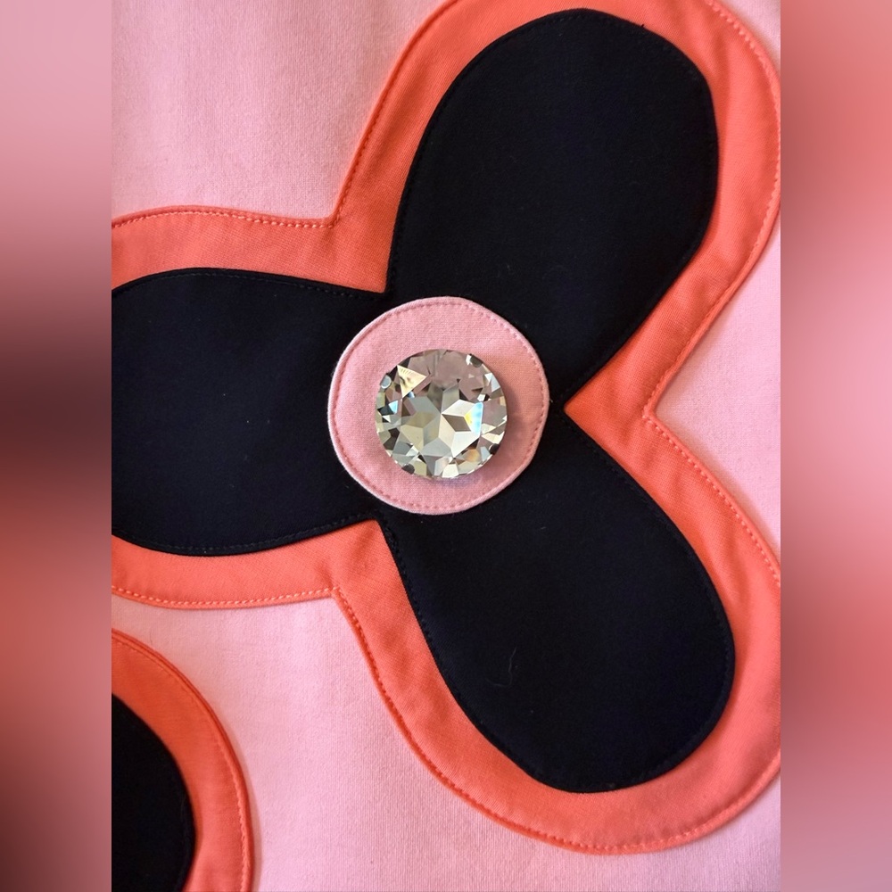 AREA Pink and Black Mini Dress - Picture 10 of 15